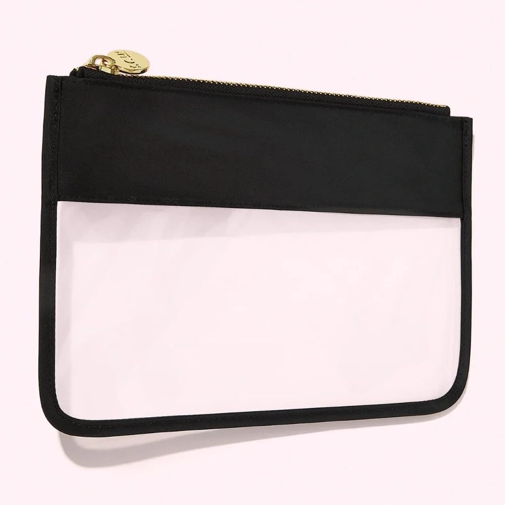 Stoney Clover Clear Black Trim Needle‎ Point Pouch